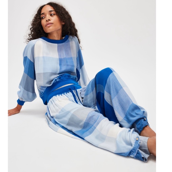 Free People • Sugar Cookie Flannel Pants - Picture 5 of 7